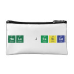 hola jessica  Cosmetic Bag