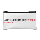 6407 Las Brisas Drive  Cosmetic Bag