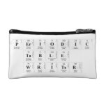 Periodic
 Table
 Writer  Cosmetic Bag