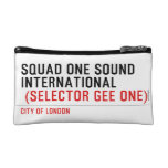 SQUAD ONE SOUND INTERNATIONAL   Cosmetic Bag