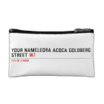 Your Nameleora acoca goldberg Street  Cosmetic Bag