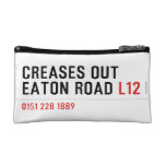 Creases Out Eaton Road  Cosmetic Bag