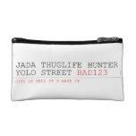 Jada thuglife Hunter yolo street  Cosmetic Bag