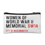 women of world war II memorial  Cosmetic Bag
