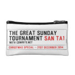 The Great Sunday Tournament  Cosmetic Bag