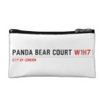 PANDA BEAR COURT  Cosmetic Bag