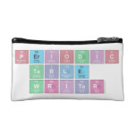 Periodic
 Table
 Writer  Cosmetic Bag