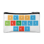 Happy
 Birthday
 Cory  Cosmetic Bag