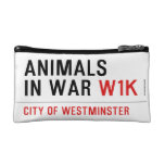 animals in war  Cosmetic Bag