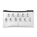 Happy
 Birthday
   Cosmetic Bag