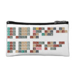 Never gonna give you up
 Never gonna let you down
 Never gonna run around 
 and desert you
 
 Never gonna make you cry
 Never gonna say goodbye
 Never gonna tell a lie
 and hurt you  Cosmetic Bag
