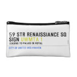 59 STR RENAISSIANCE SQ SIGN  Cosmetic Bag