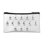 Happy
 Birthday
 Miro  Cosmetic Bag