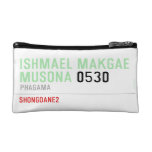 ISHMAEL MAKGAE MUSONA  Cosmetic Bag