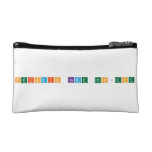 Periodic Name Project  Cosmetic Bag