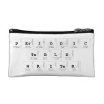 Periodic
 Table
 Writer  Cosmetic Bag