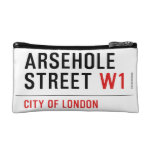 Arsehole Street  Cosmetic Bag