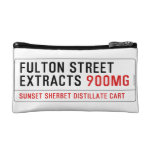 Fulton street Extracts  Cosmetic Bag