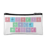 Periodic
 Table
 Writer  Cosmetic Bag