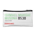 ISHMAEL MAKGAE MUSONA  Cosmetic Bag