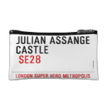 JULIAN ASSANGE CASTLE    Cosmetic Bag
