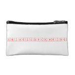 periodictablewriter  Cosmetic Bag