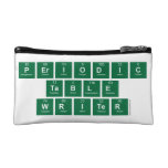 Periodic
 Table
 Writer  Cosmetic Bag