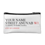 Your Name Street anuvab  Cosmetic Bag