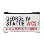 george iv statue  Cosmetic Bag