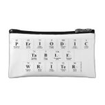 Periodic
 Table
 Writer  Cosmetic Bag