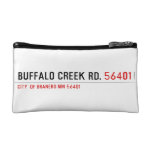 buffalo creek rd.  Cosmetic Bag