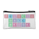 Periodic
 Table
 Writer  Cosmetic Bag