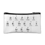 Happy
 Birthday
 Ardra  Cosmetic Bag