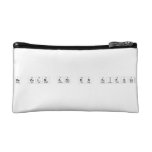 Be calm and do science  Cosmetic Bag