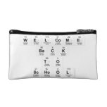 Welcome
 Back
 to
 school  Cosmetic Bag