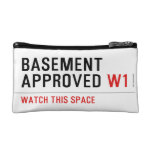 BASEMENT  APPROVED  Cosmetic Bag