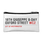 18th Giuseppe B-Day OXFORD STREET  Cosmetic Bag