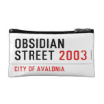Obsidian Street  Cosmetic Bag