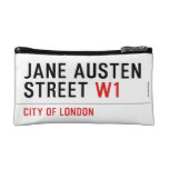 Jane Austen Street  Cosmetic Bag