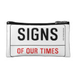 signs  Cosmetic Bag