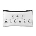 Mrs
 Montoya  Cosmetic Bag