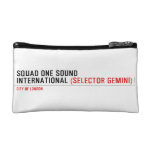 SQUAD ONE SOUND INTERNATIONAL  Cosmetic Bag