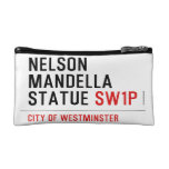 nelson mandella statue  Cosmetic Bag