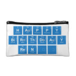 Happy
 Birthday
 René  Cosmetic Bag