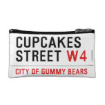 cupcakes Street  Cosmetic Bag