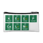 Keep
 calm  Cosmetic Bag