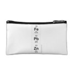 Fe
 Pb
 Zn  Cosmetic Bag