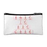Shout
 It
 Out
 Loud  Cosmetic Bag