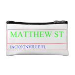 Matthew st  Cosmetic Bag