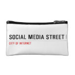 Social Media Street  Cosmetic Bag